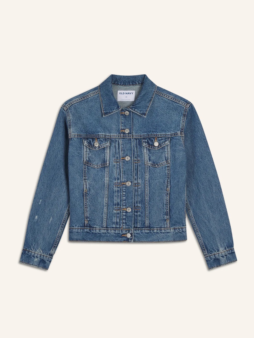 Old Navy Medium Blue Denim Trucker Jacket